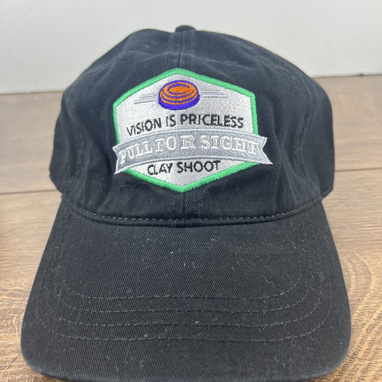 Other Pull For Sight Clay Shoot Hat Black Hat Adjustable Adult Siz Size ONE SIZE - 5 Thumbnail