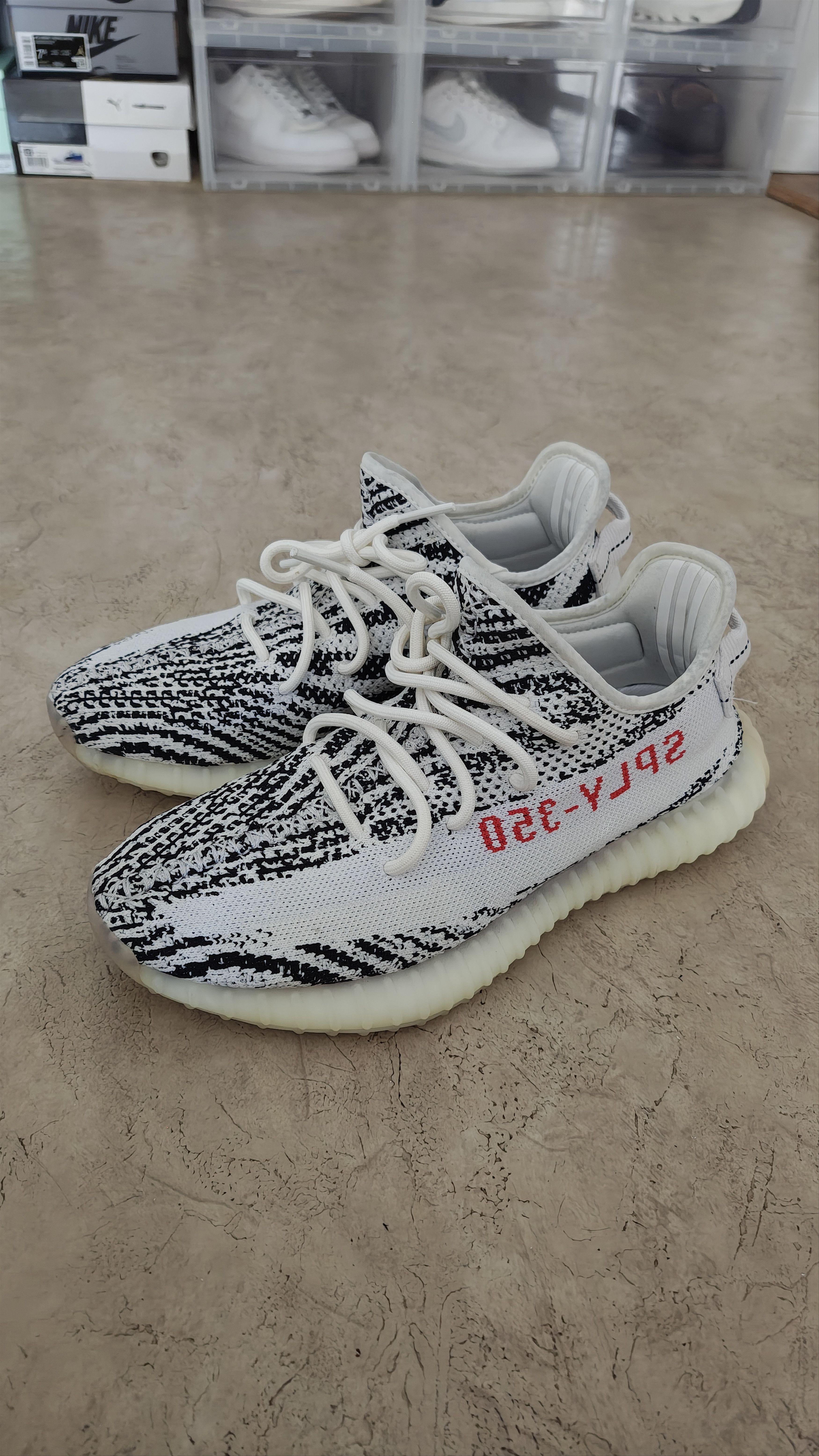 Yeezy Yeezy 350 Zebra 2019 Size US 8 / EU 41 - 1 Thumbnail