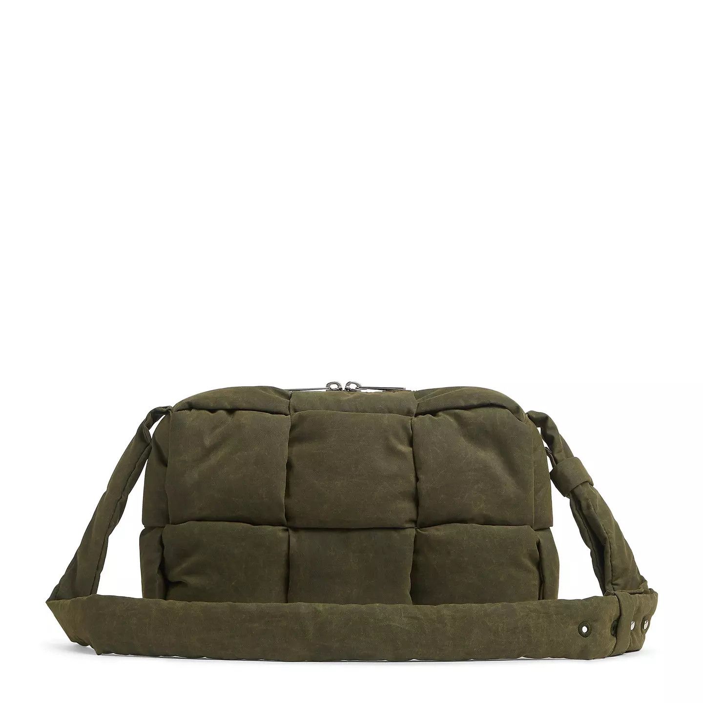 Bottega Veneta o1g2r1mq0426 Size: OS / Medium Acro Padded Camera Bag Green Size ONE SIZE - 1 Thumbnail