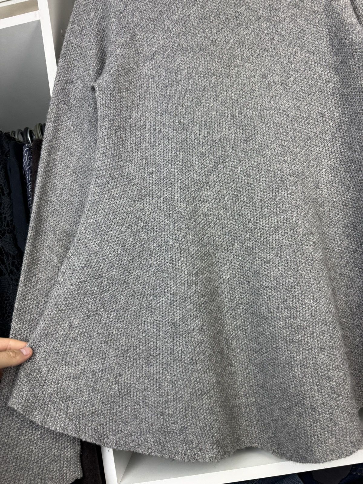 hannes roether Hannes Roether Women’s Yak Merino Wool Longline Sweater Size L / US 10 / IT 46 - 24 Thumbnail