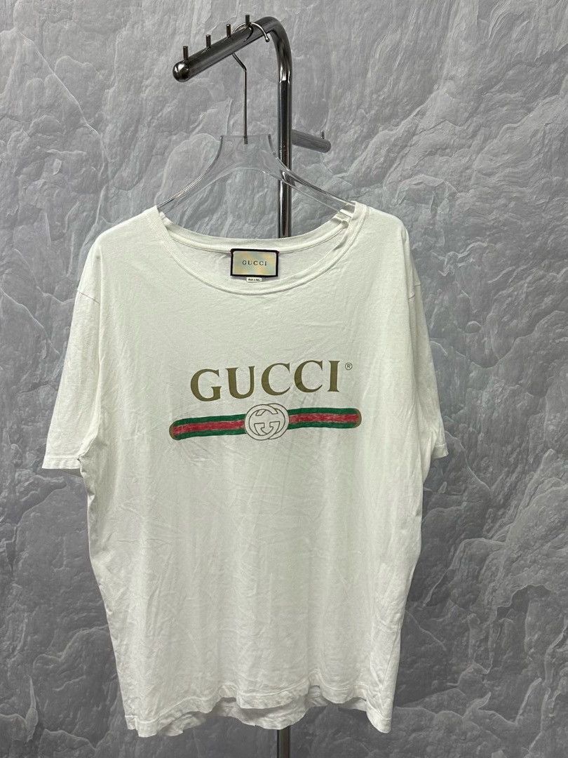 Gucci Gucci Logo Print T-Shirt Size XL Size XL / US 12-14 / IT 48-50 - 1 Thumbnail