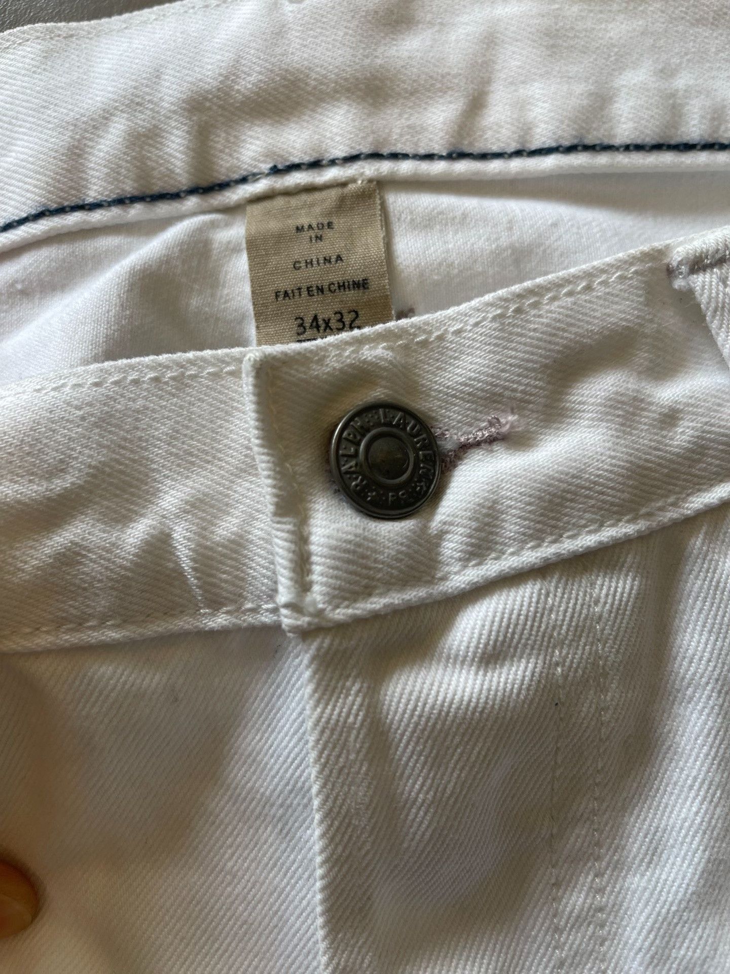 RRL Ralph Lauren RRL Double RL White Jeans Size US 34 / EU 50 - 5 Thumbnail