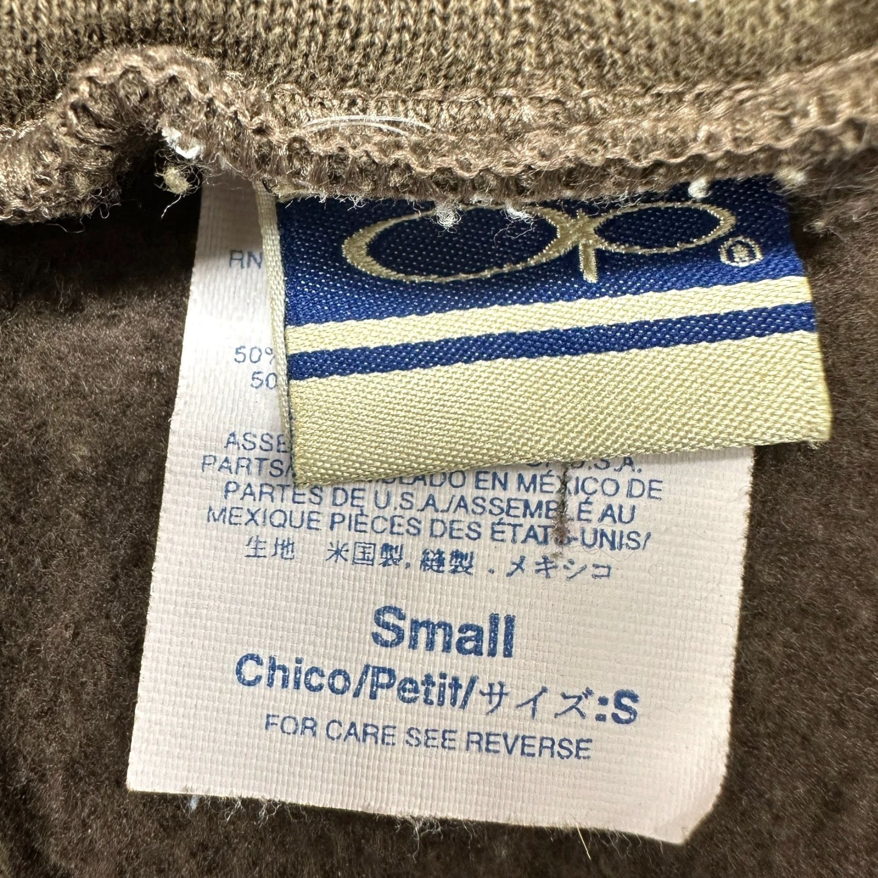 Ocean Pacific VINTAGE Ocean Pacific Hoodie Mens S Brown Pullover Cotton 90s Surf Skater Logo Knit Fleece Hooded Pullover Size US S / EU 44-46 / 1 - 7 Thumbnail