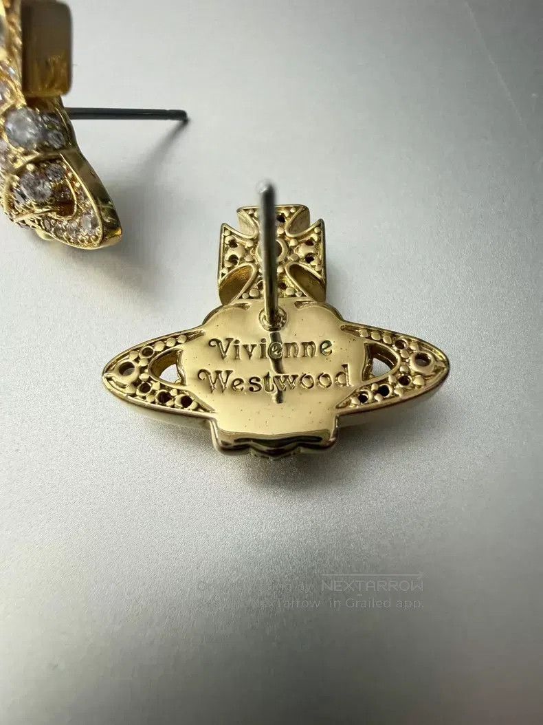 Vivienne Westwood Vivienne Westwood Saturn Earrings Size ONE SIZE - 4 Thumbnail