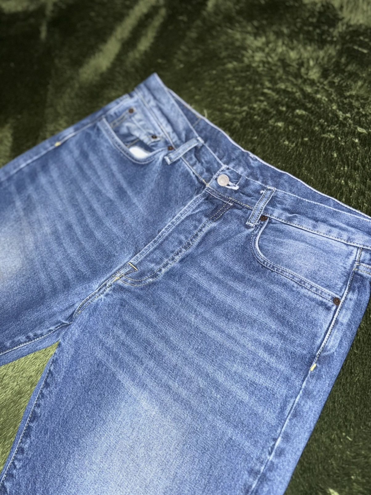 Levi's [W36/L34] Levis 501 USA vintage washed denim pants (shorted) Size US 36 / EU 52 - 2 Thumbnail