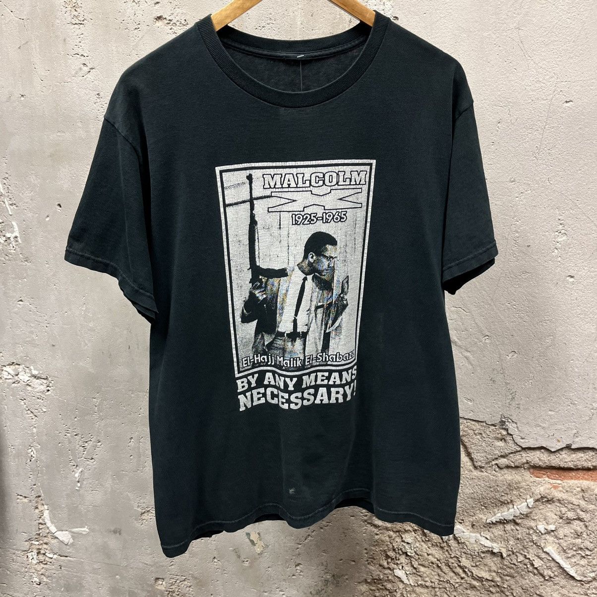 Vintage Vintage 90s Malcom X Parking Lot Boot Black History Tee Size US XL / EU 56 / 4 - 1 Thumbnail