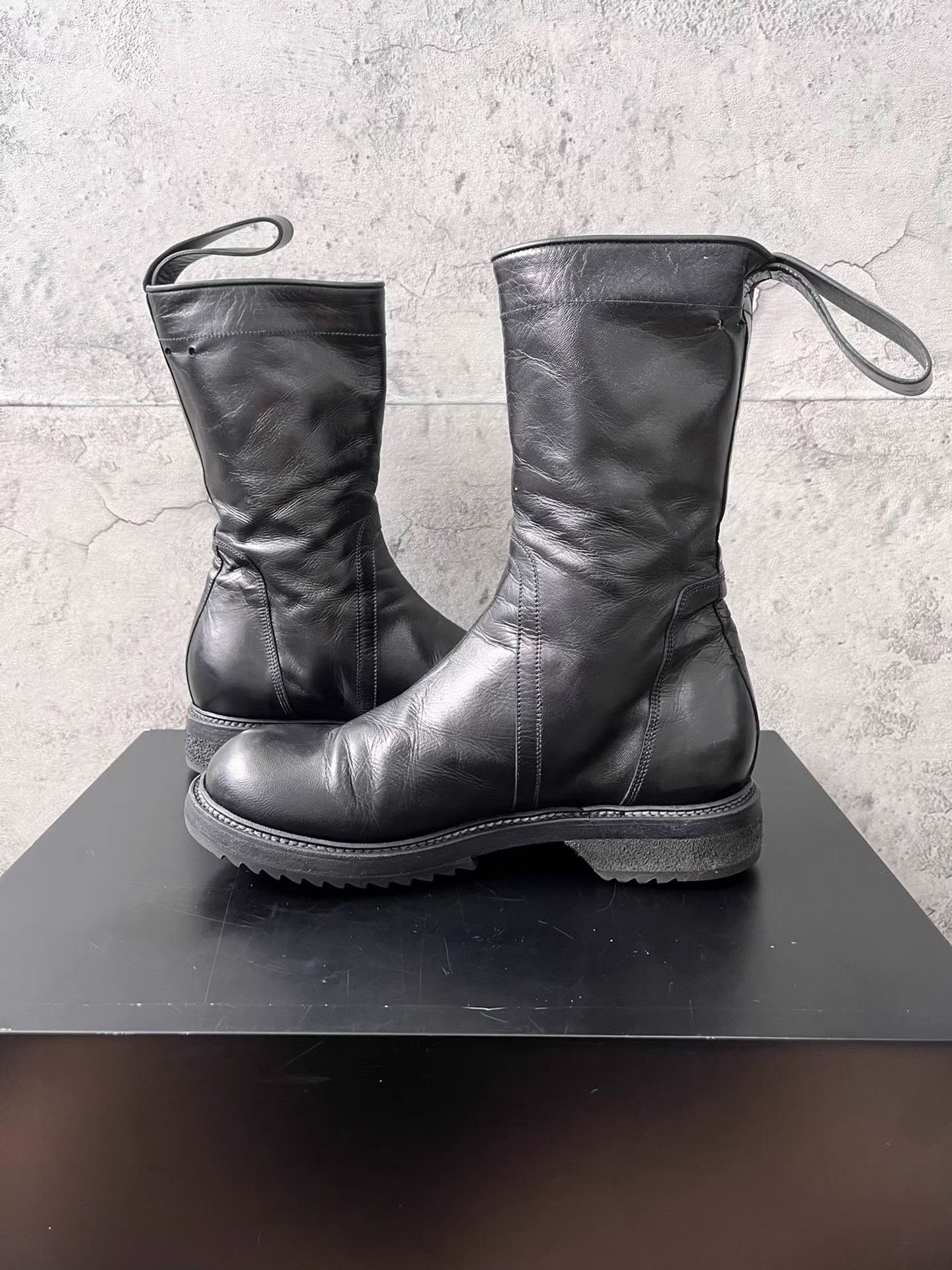 Rick Owens Rick Owens Mainline Calf Leather Army Boots K34 Size US 7 / IT 37 - 5 Thumbnail