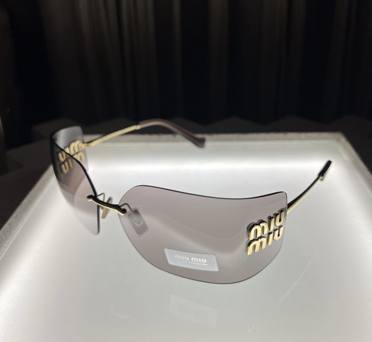 Miu Miu × Vintage NEW Miu Miu sunglasses SMU 54YS 5AK0/6I Size ONE SIZE - 1 Thumbnail
