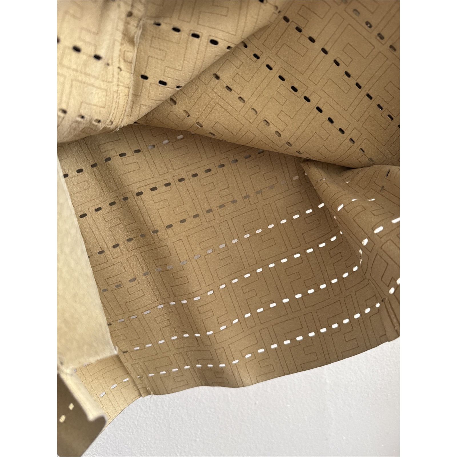 Fendi Fendi Perforated Suede Monogram Leather Unisex Jacket Size L / US 10 / IT 46 - 9 Thumbnail
