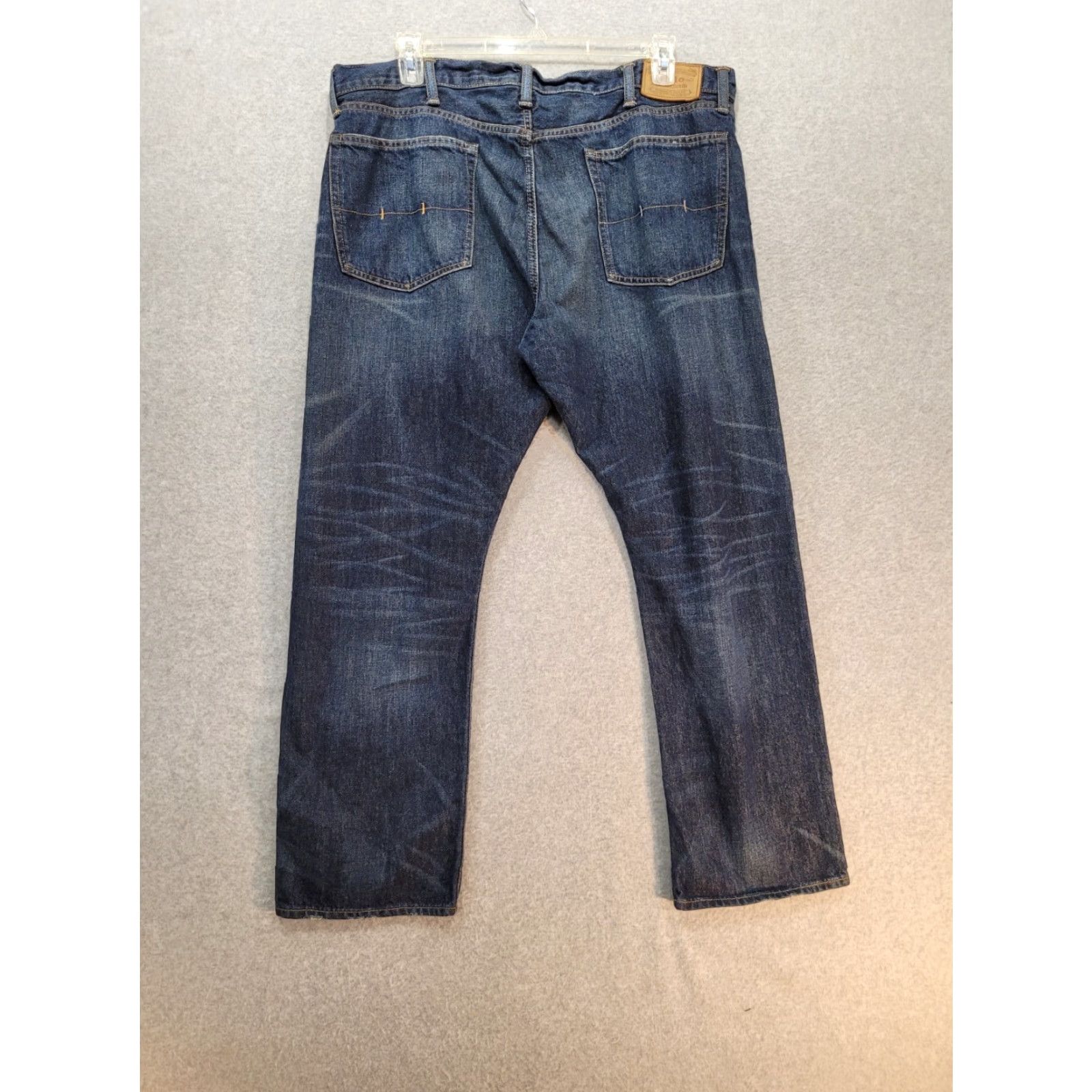 Polo Ralph Lauren Polo Ralph Lauren Jeans Mens 40x30 Blues Denim Hampton Straight Mid Rise Regular 5-Pocket Belt Loops Logo Vintage No Size US L / EU 52-54 / 3 - 2 Thumbnail
