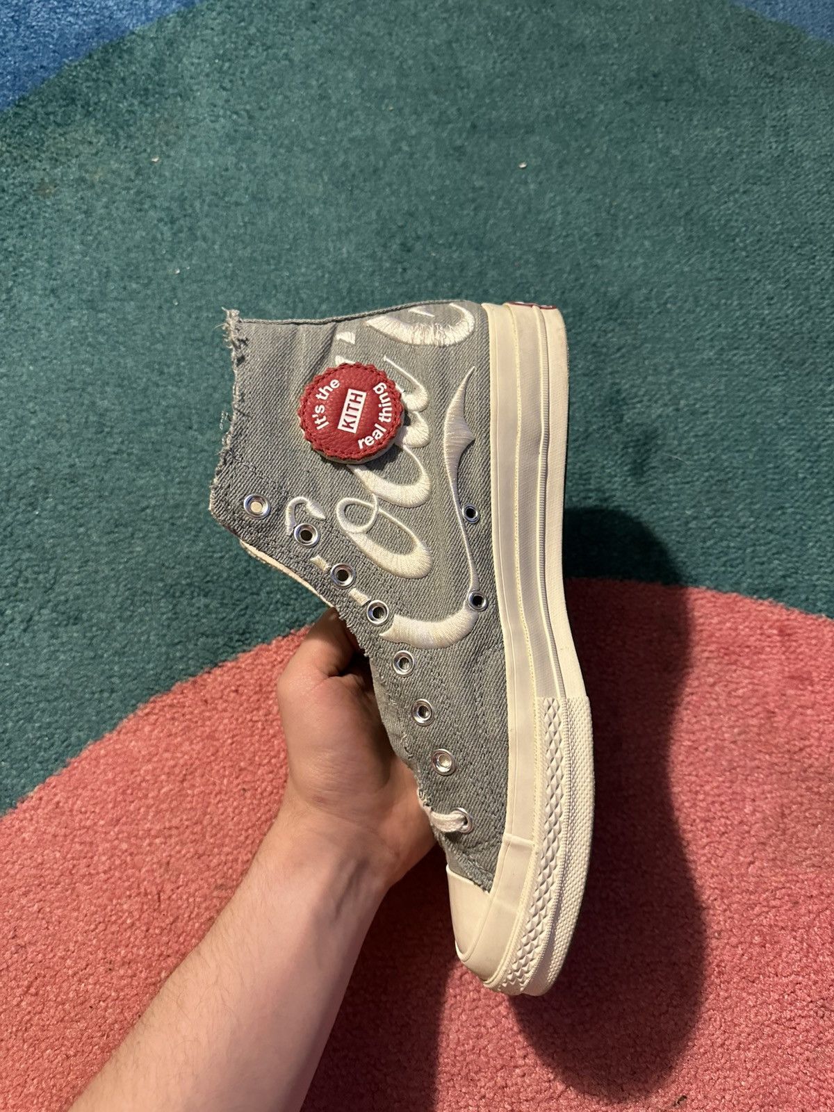 Coca Cola × Converse × Kith Kith Converse Coca Cola Denim Chuck Taylor All Star Size US 11 / EU 44 - 5 Thumbnail