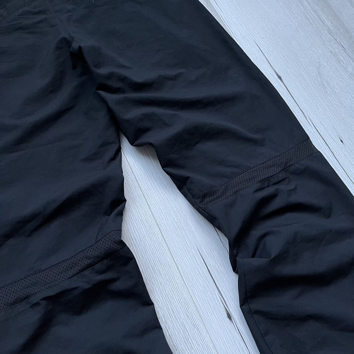 Nike × Vintage Nike 00s Vintage Air Max Drill Y2K Nylon Baggy Pants S size Size US 31 - 8 Thumbnail
