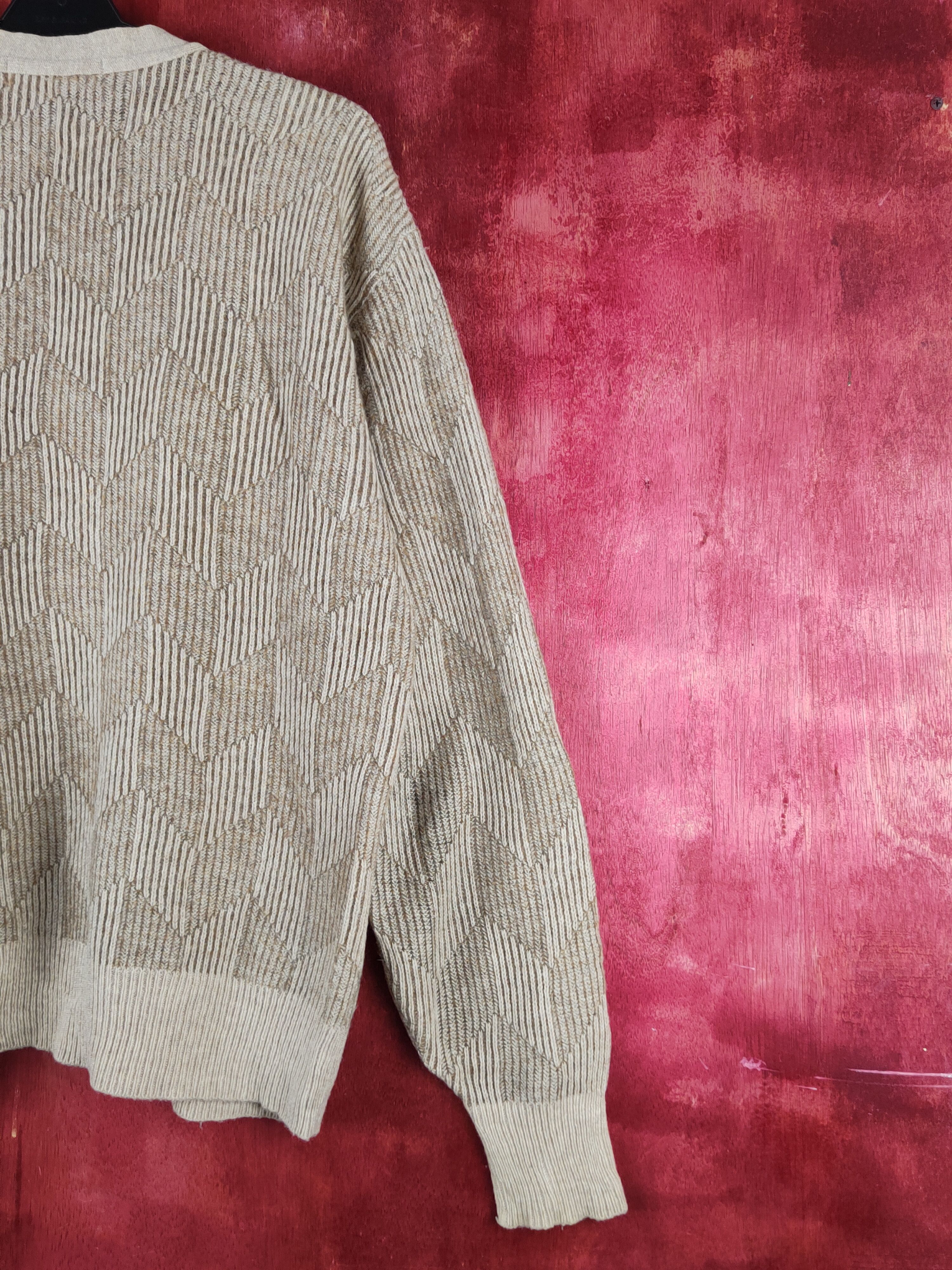 Japanese Brand Ex-Club Brown Knitwear Cardigan vintage japan #S2344 Size US L / EU 52-54 / 3 - 9 Thumbnail