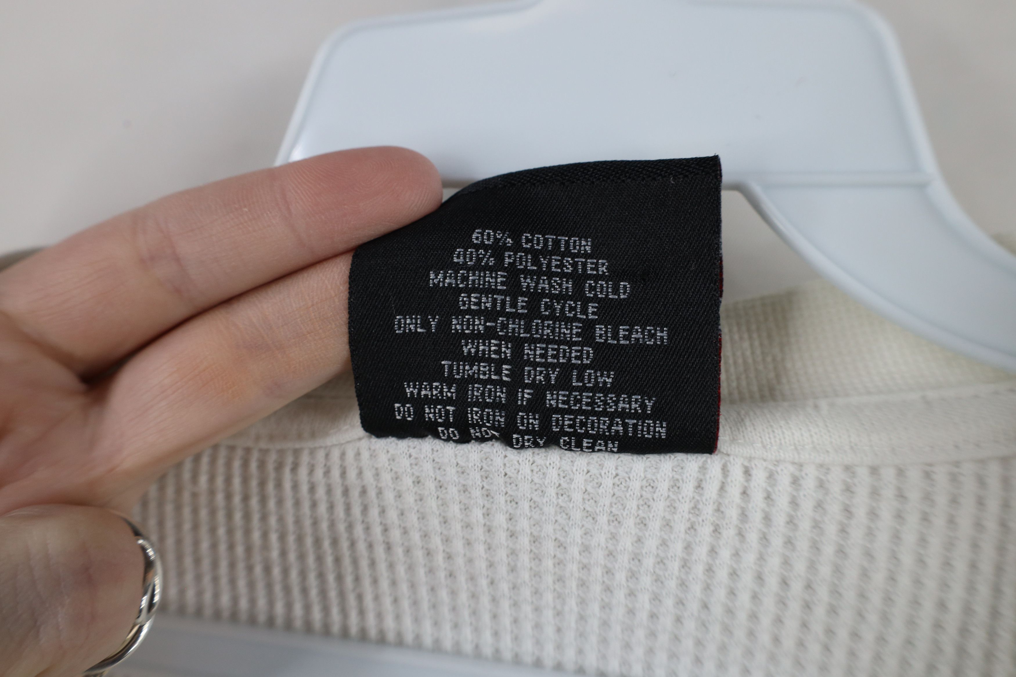 Southpole × Vintage Vintage Southpole Thermal Waffle Knit Long Sleeve T-Shirt Size US XL / EU 56 / 4 - 9 Thumbnail