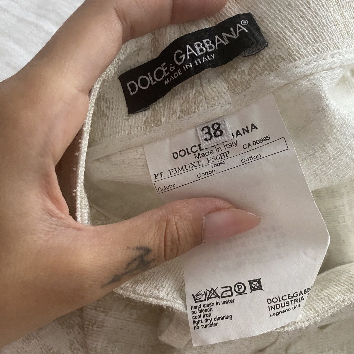 Dolce & Gabbana Dolce & Gabbana Flared Pants Size 26" / US 2 / IT 38 - 3 Thumbnail