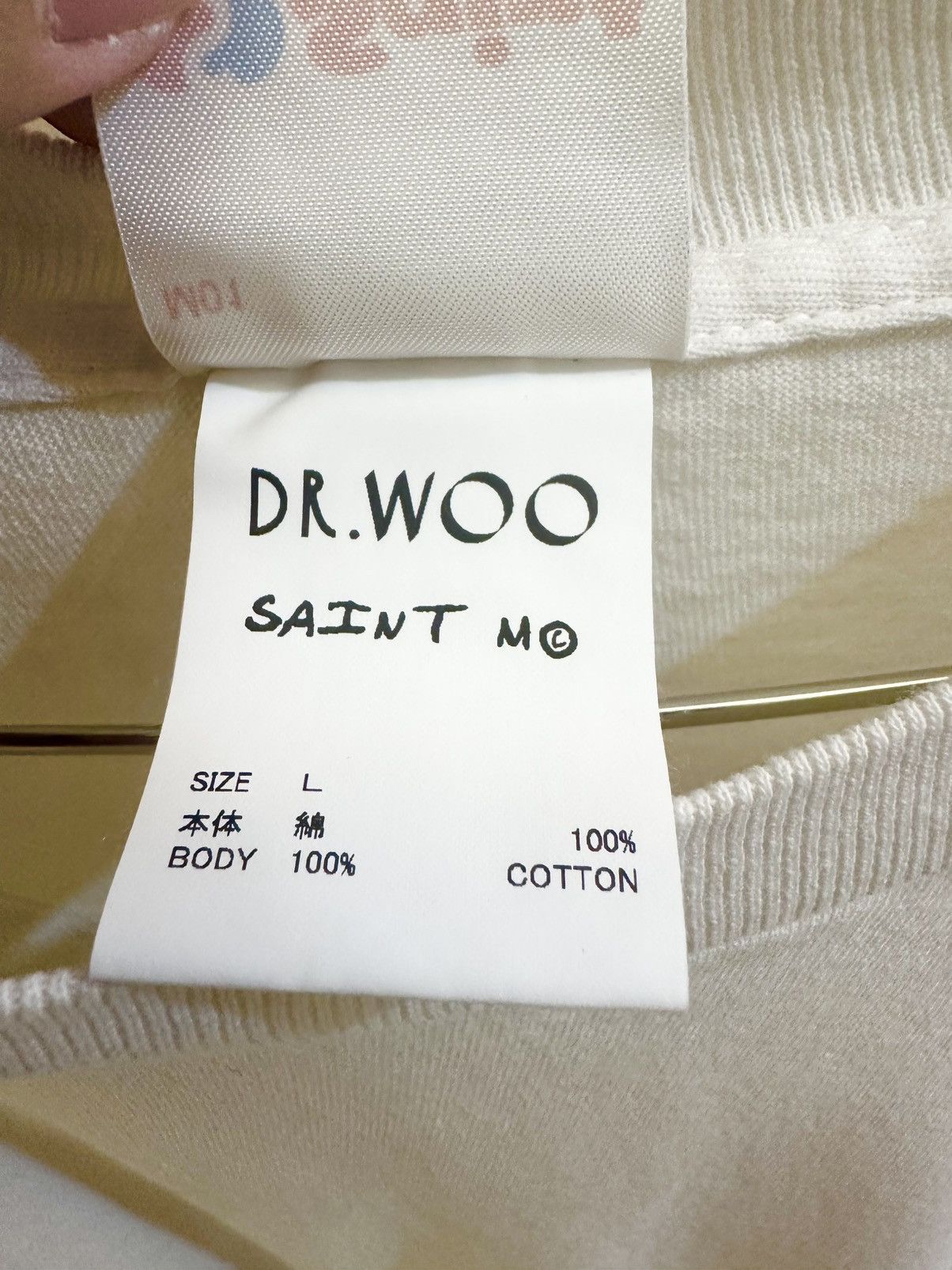 Saint Michael Saint Michael 25AW Dr.Woo Collab T-shirt Size: L Size US L / EU 52-54 / 3 - 4 Thumbnail