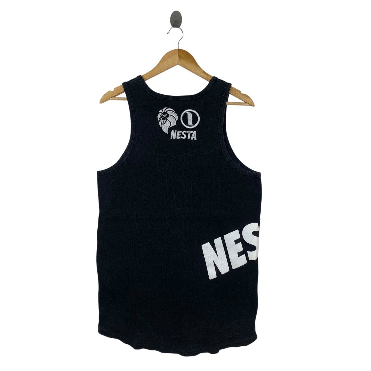 Vintage NESTA REGGAE Music Is Life Embroidered Sleeveless Tank Shirt Size US XL / EU 56 / 4 - 4 Thumbnail