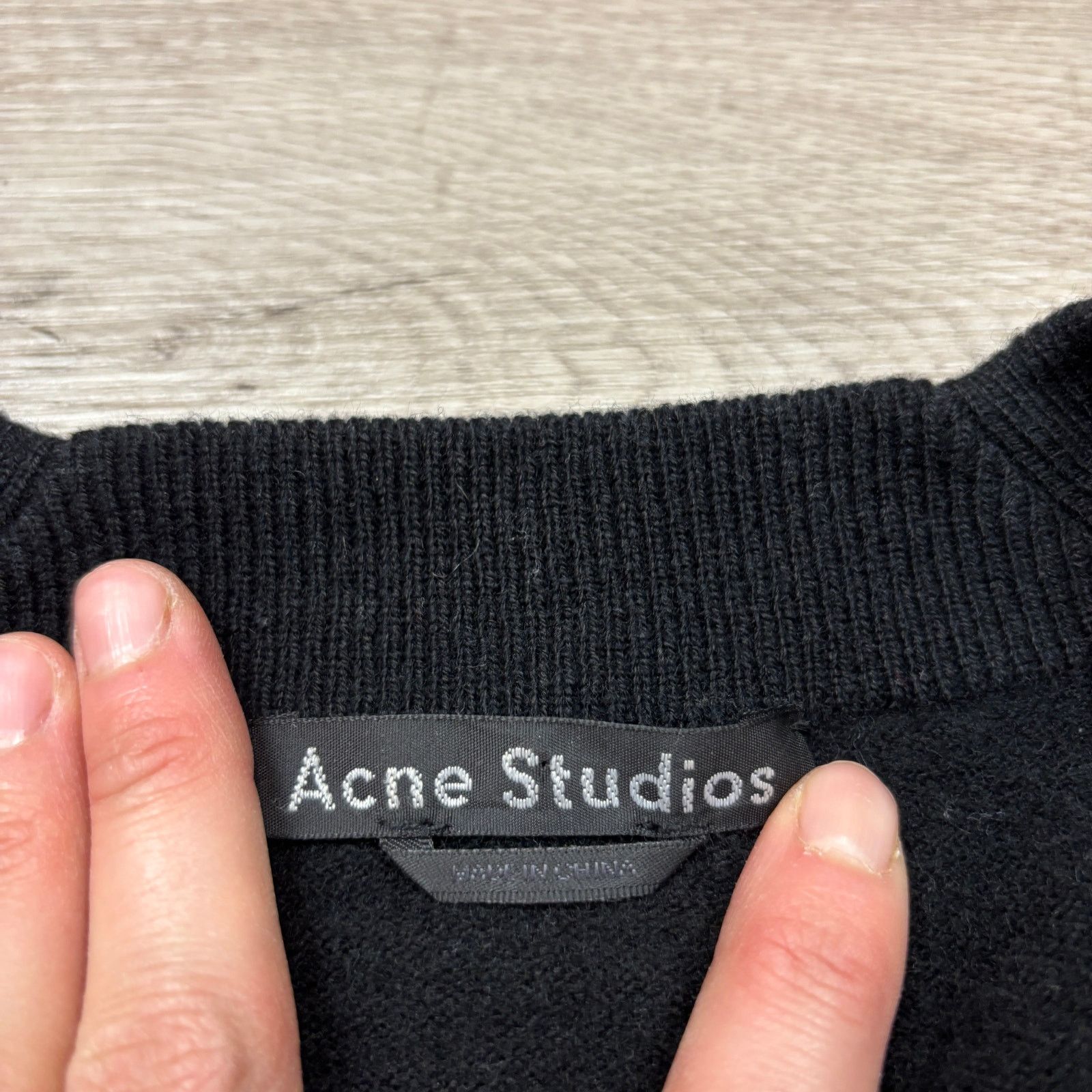 Acne Studios Acne Studios Neve Face Raglan Wool Cardigan Sweater XS Size XS / US 0-2 / IT 36-38 - 5 Thumbnail
