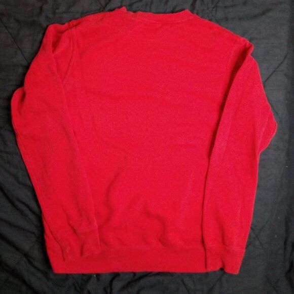Nike × Vintage Vintage Y2K Nike Small Swoosh Crewneck Sweatshirt Red Size US M / EU 48-50 / 2 - 6 Thumbnail