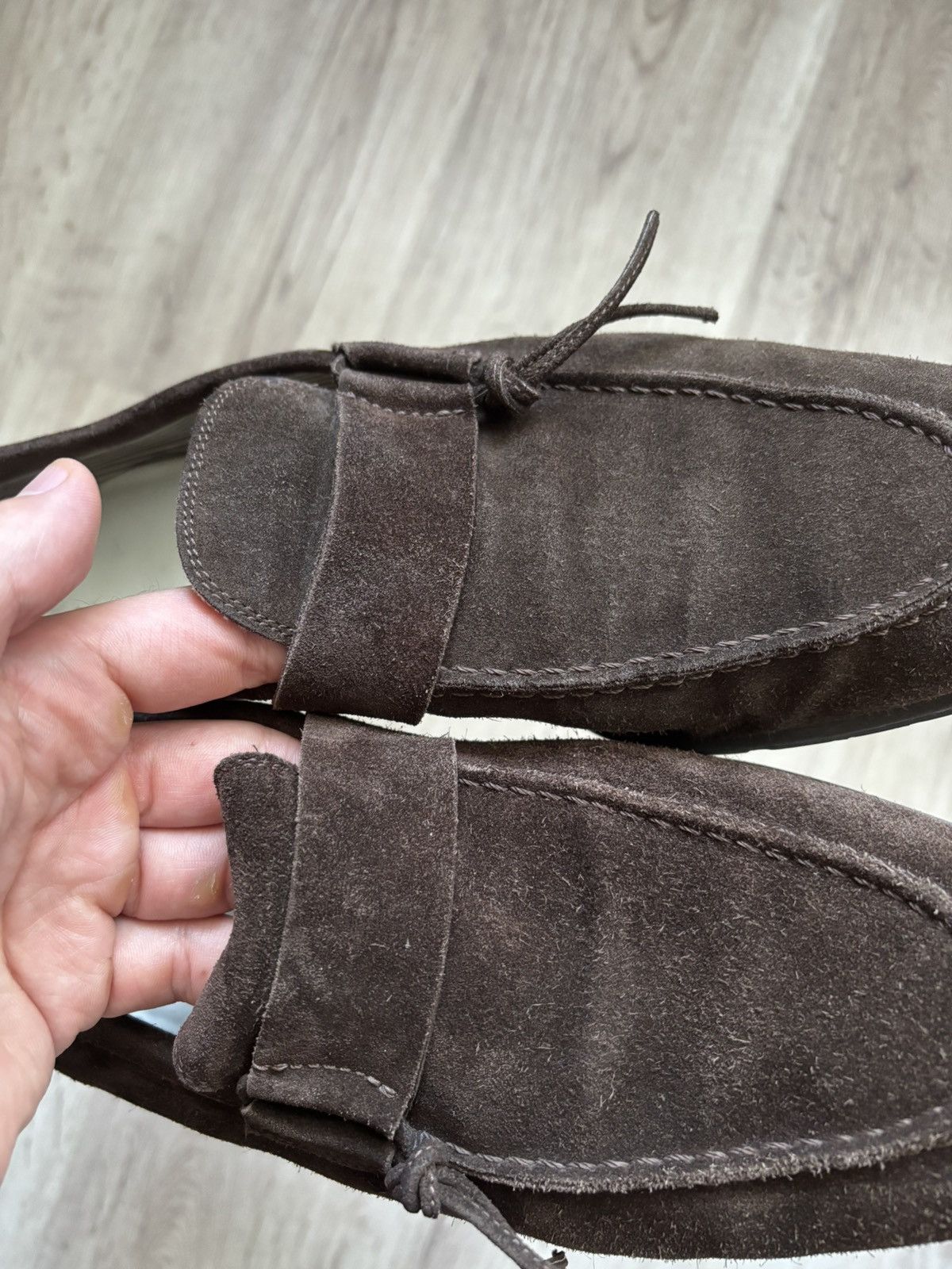 Kiton Kiton Suede Loafers UK 8.5 / EU 43 – Made in Italy Handmade Size US 9.5 / EU 42-43 - 6 Thumbnail