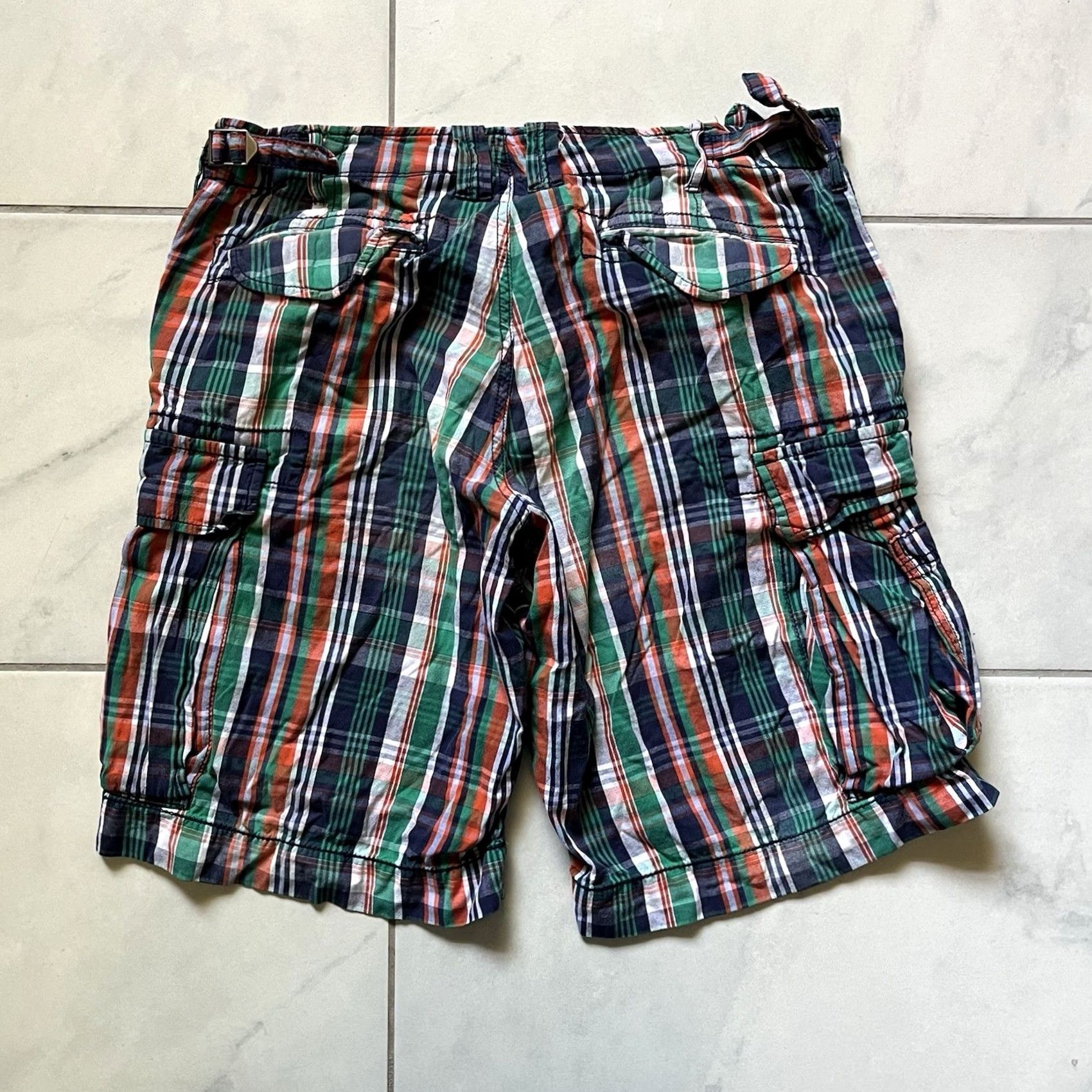 Polo Ralph Lauren Polo Ralph Lauren Cargo Shorts 36 Blue Green Mens Cotton Casual Shorts Cargo Pocket Size US M / EU 48-50 / 2 - 6 Thumbnail