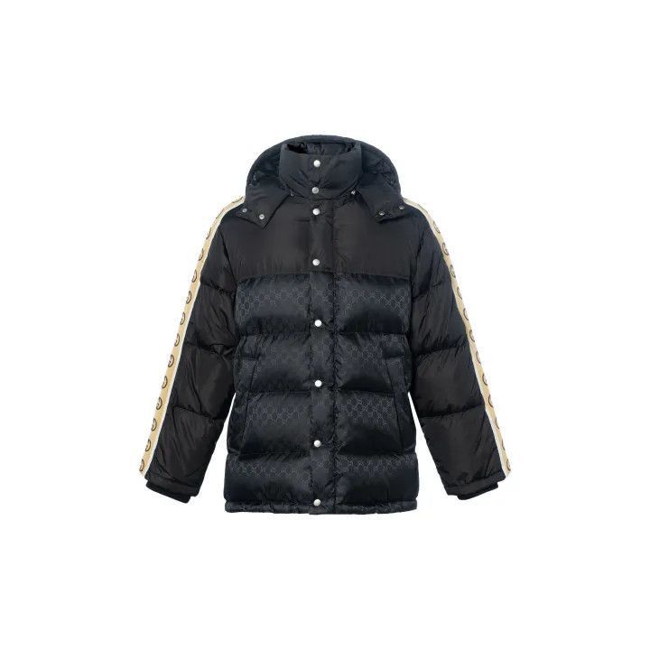 Gucci Gucci Black Puffer Jacket with Print-2507 Size US L / EU 52-54 / 3 - 8 Thumbnail