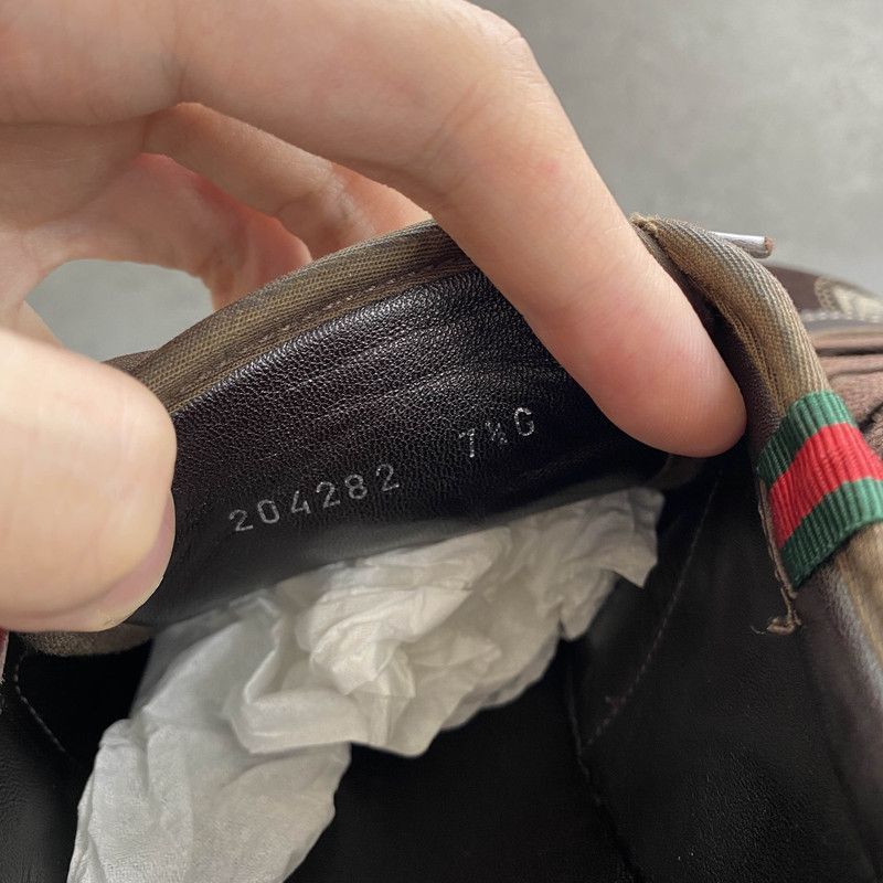Gucci Gucci Suede Casual Sneakers in Dark Beige - Size US 8 / EU 41 - 5 Thumbnail