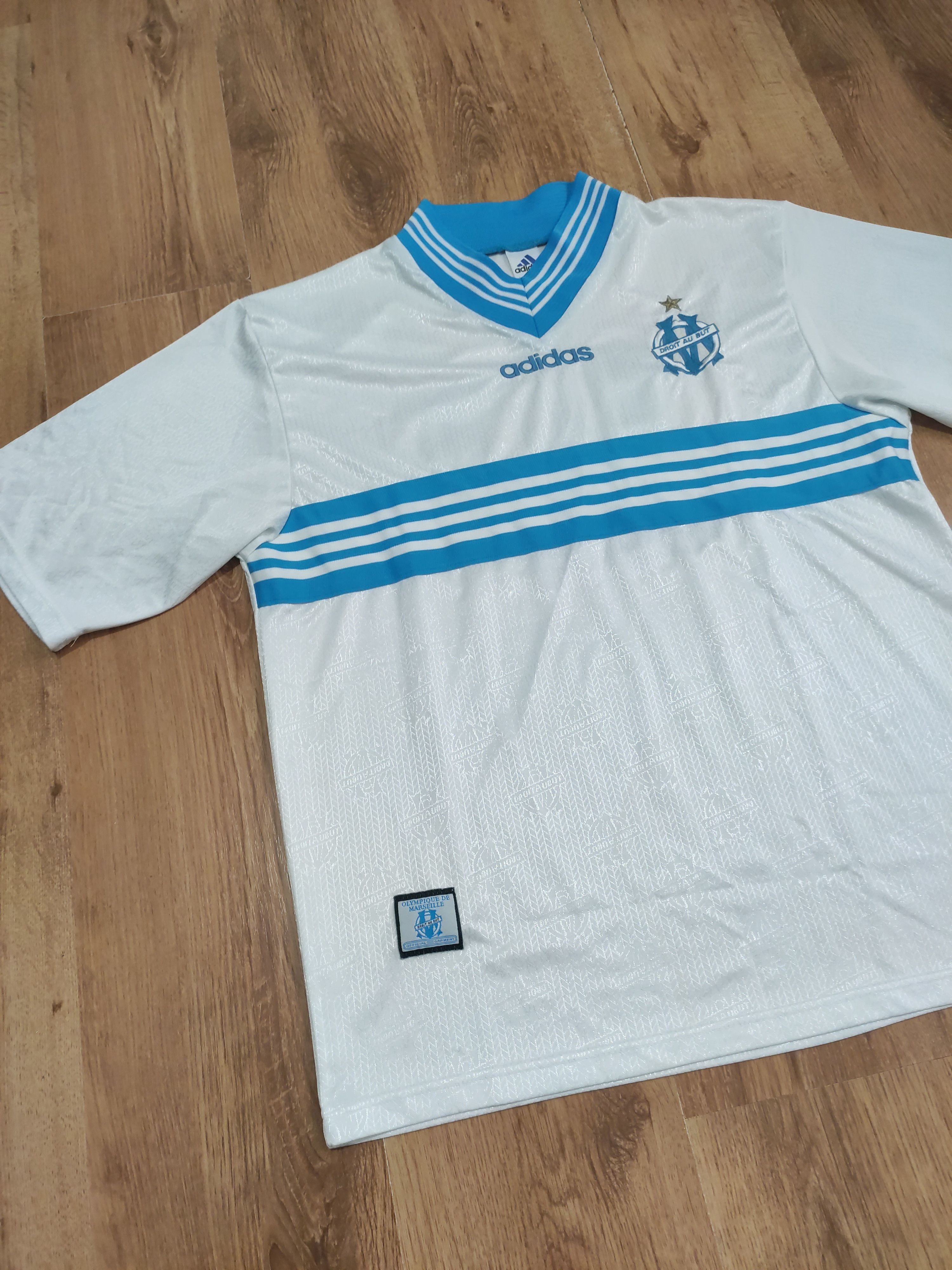 Adidas × Vintage Vintage Adidas Olympique Marseille 1997-98 jersey size Large Size US L / EU 52-54 / 3 - 2 Thumbnail