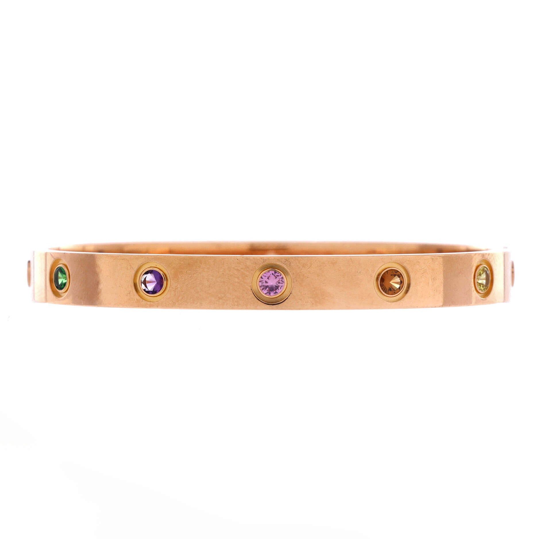 Cartier Love 10 Stone Bracelet Size ONE SIZE - 1 Thumbnail