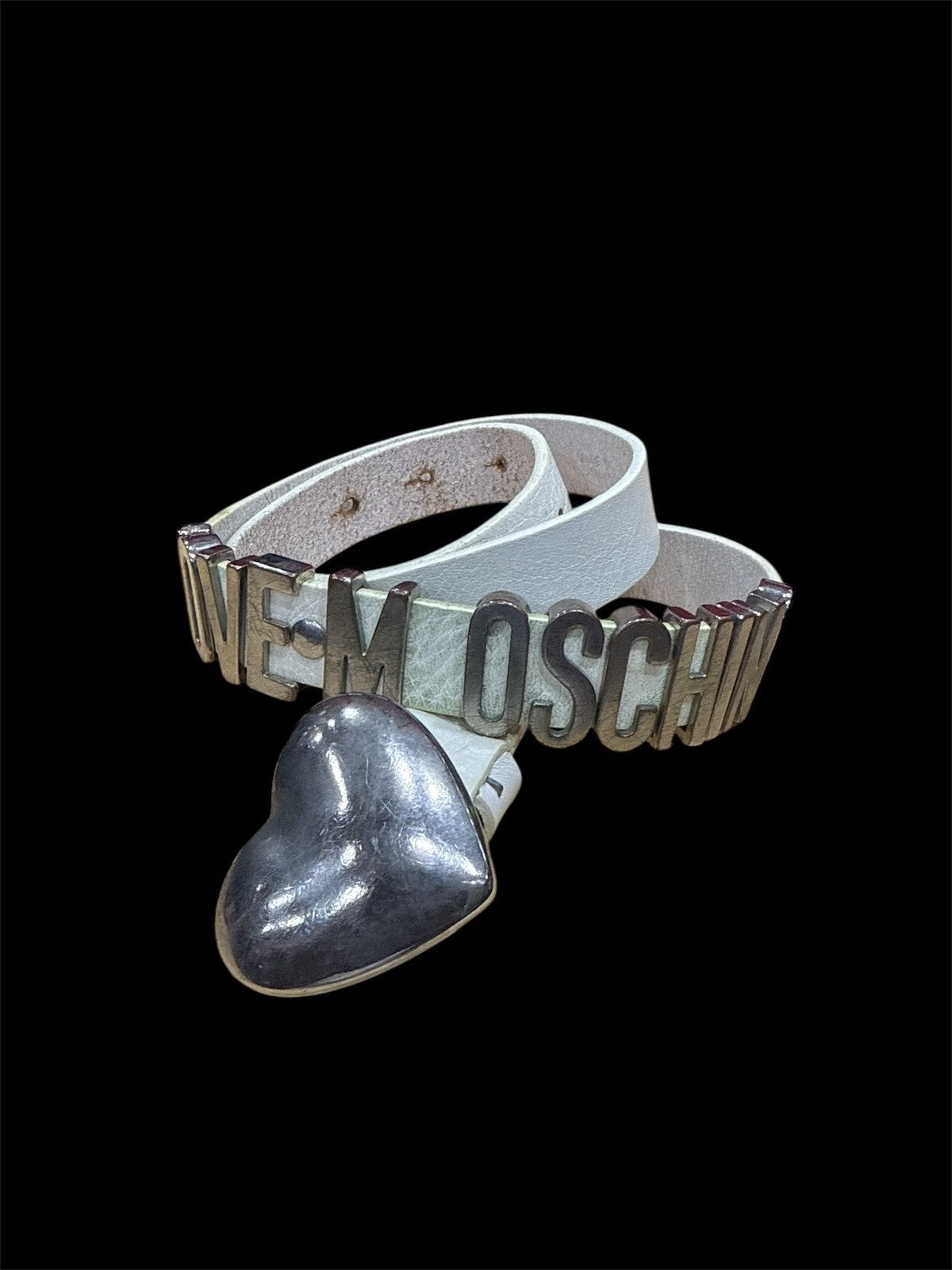 Love Moschino × Moschino × Vintage Iconic love Moschino Leather belt Size ONE SIZE - 1 Thumbnail
