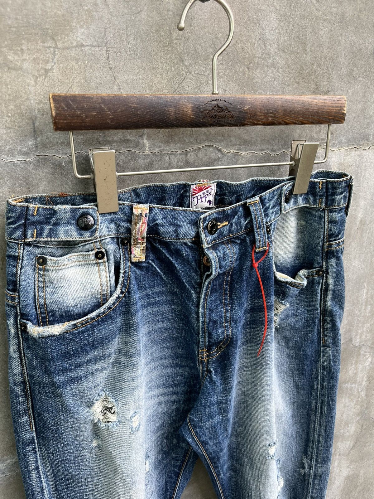 Prps Distressed Denim Jeans Size US 30 / EU 46 - 4 Thumbnail