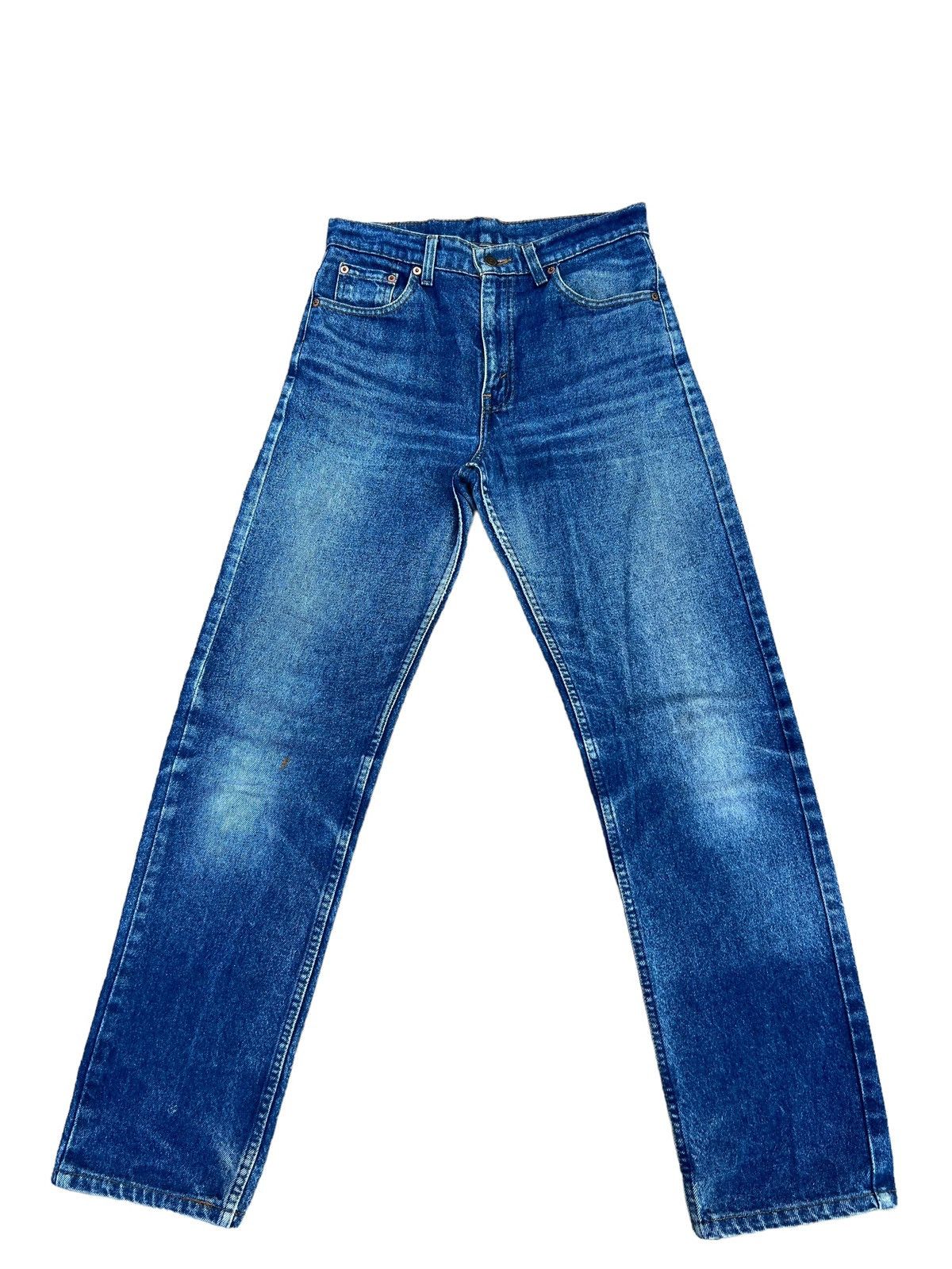 Levi's Vintage 90s Levi’s 505 Faded Blue Denim Jeans 30x31.5 Size US 30 / EU 46 - 1 Thumbnail