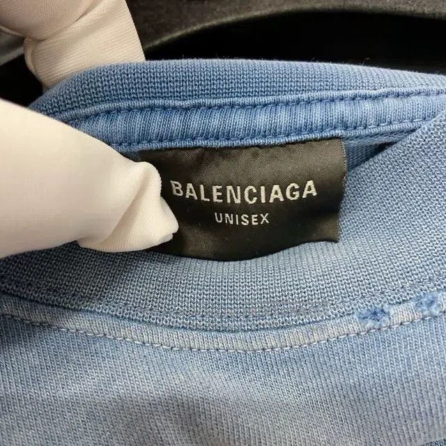 Balenciaga Balenciaga Blue letter short-sleeve Size US XS / EU 42 / 0 - 4 Thumbnail