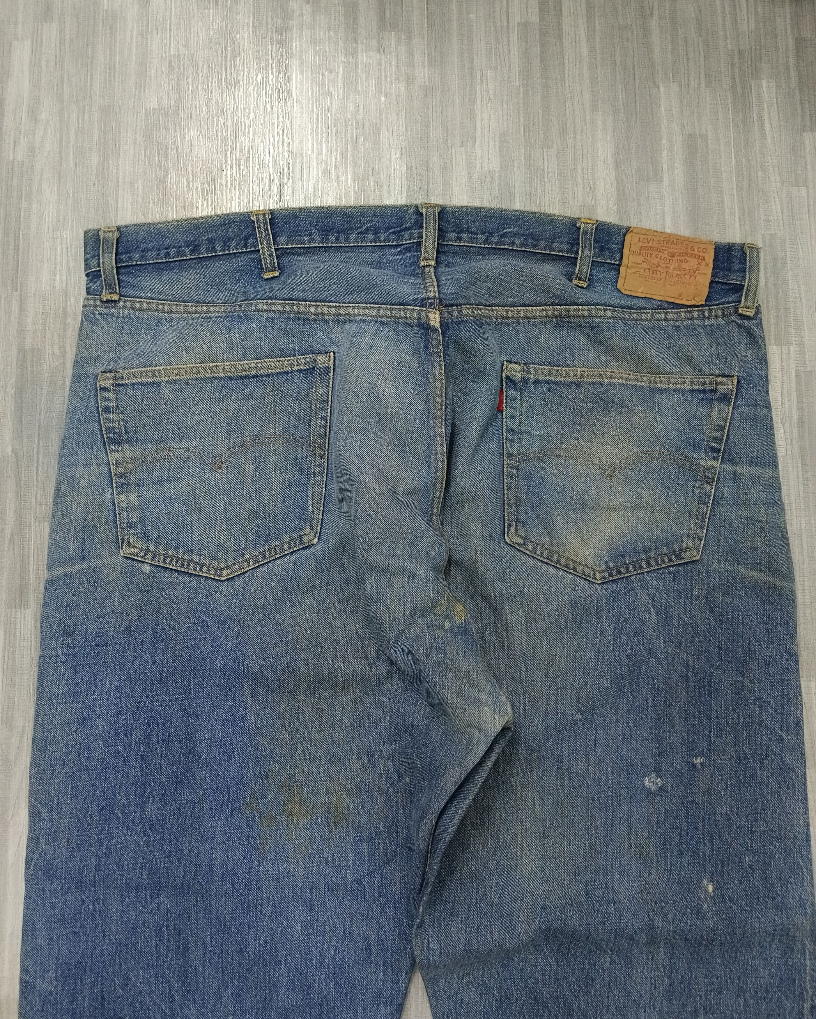 Levi's TRUE VINTAGE COLLECTOR ITEM RARE SIZE 70s 501 SELVEDGE Size US 44 / EU 60 - 5 Thumbnail