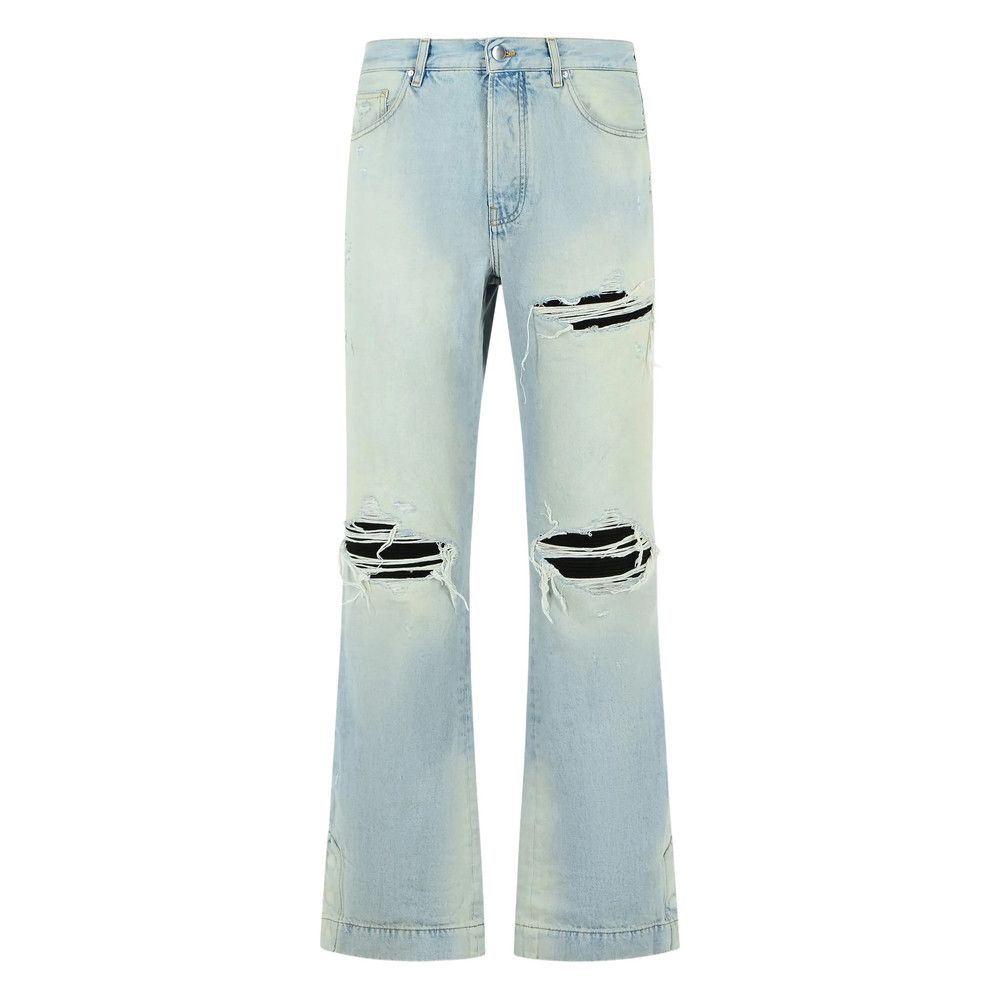 Amiri Amiri BLUE Denim - Wide-Leg Jeans Size US 33 - 1 Thumbnail