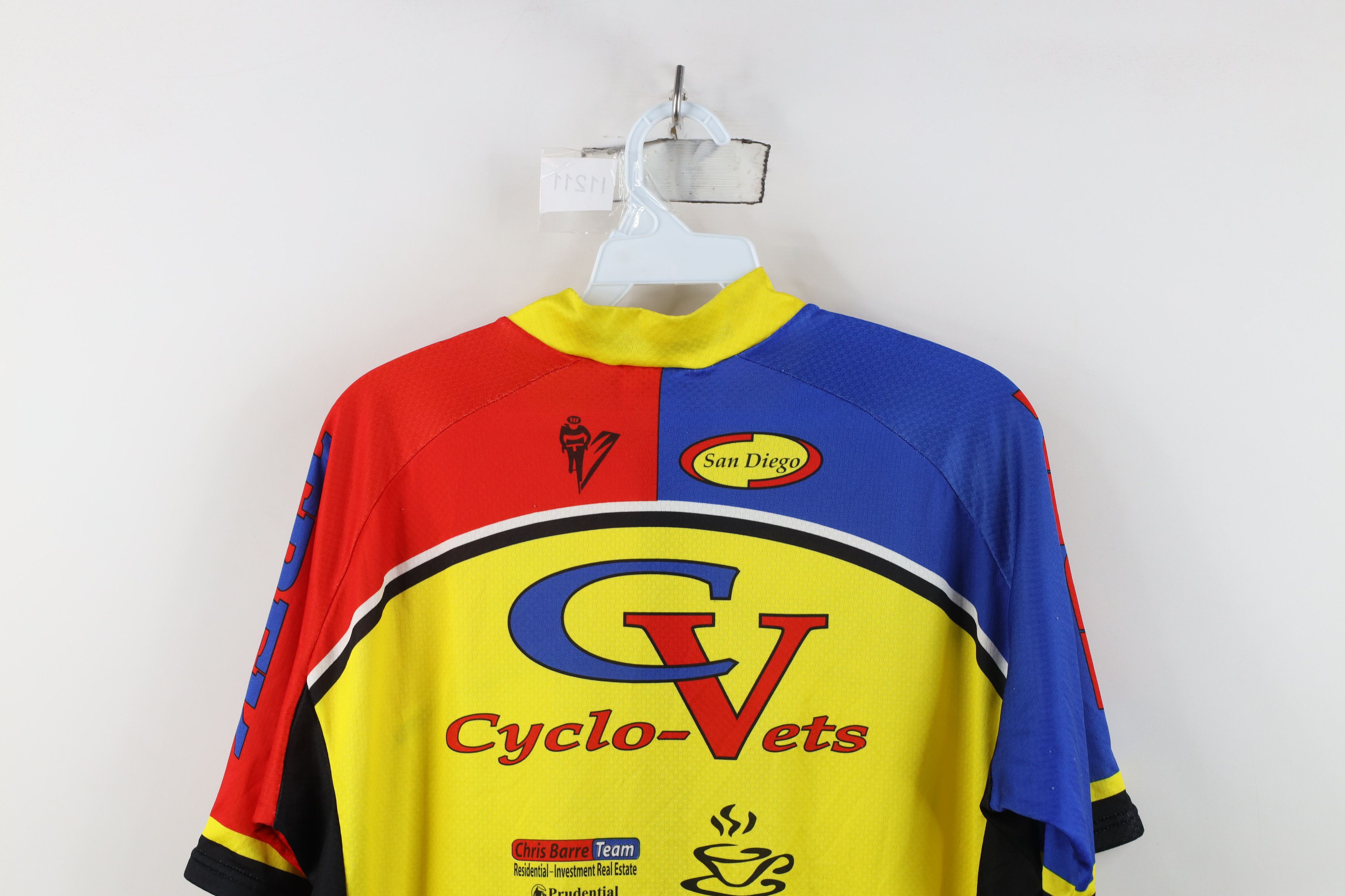 Vintage Vintage Squadra Raglan Sleeve Bicycle Cycling Jersey USA Size US XL / EU 56 / 4 - 16 Thumbnail