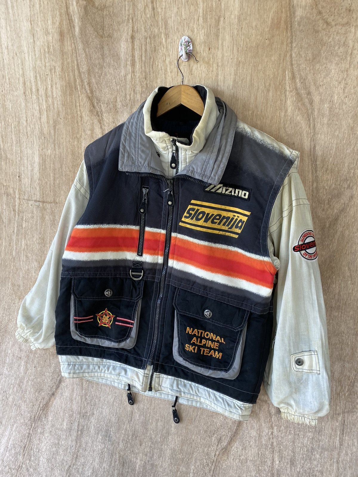 Japanese Brand × Mizuno 👘SALE👘VINTAGE MIZUNO NATIONAL ALPINE SKI TEAM JACKET Size US L / EU 52-54 / 3 - 3 Thumbnail