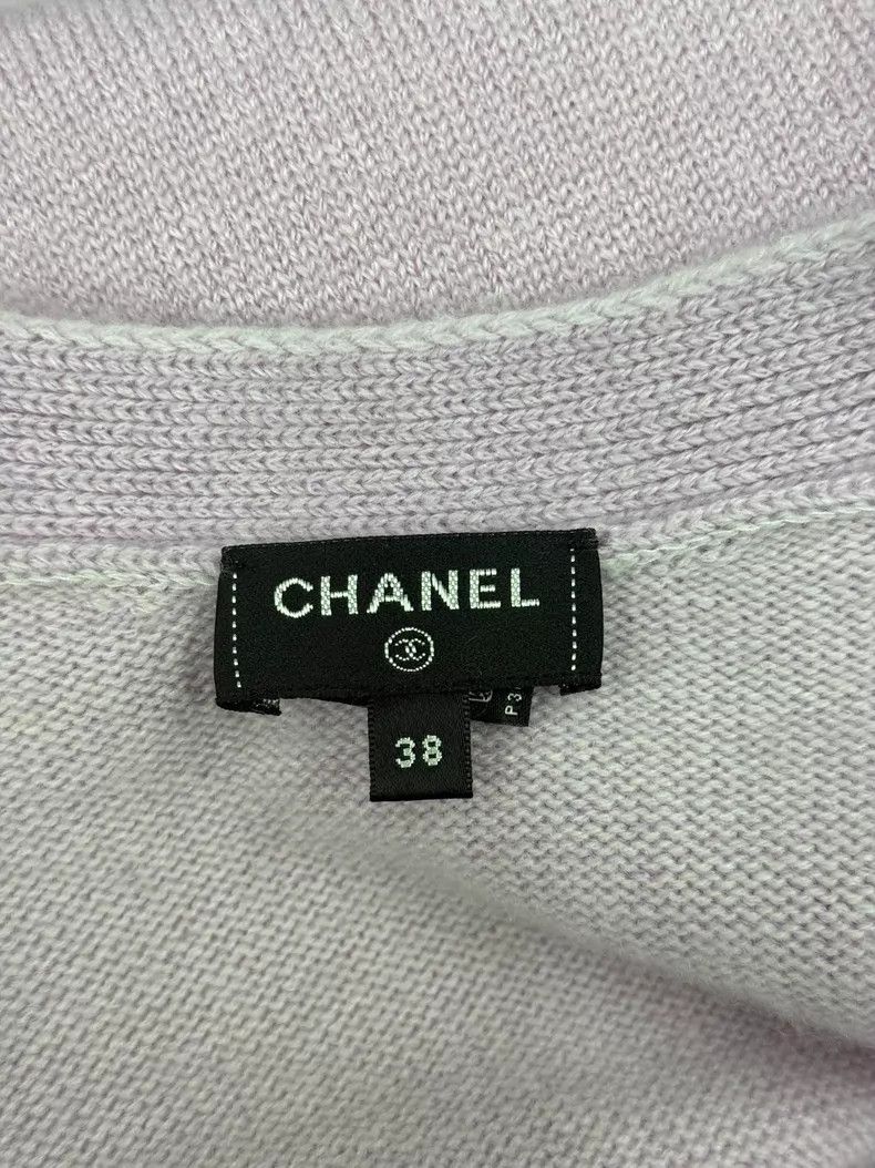Chanel Chanel Pink V-neck cashmere dress Size XS / US 0-2 / IT 36-38 - 4 Thumbnail