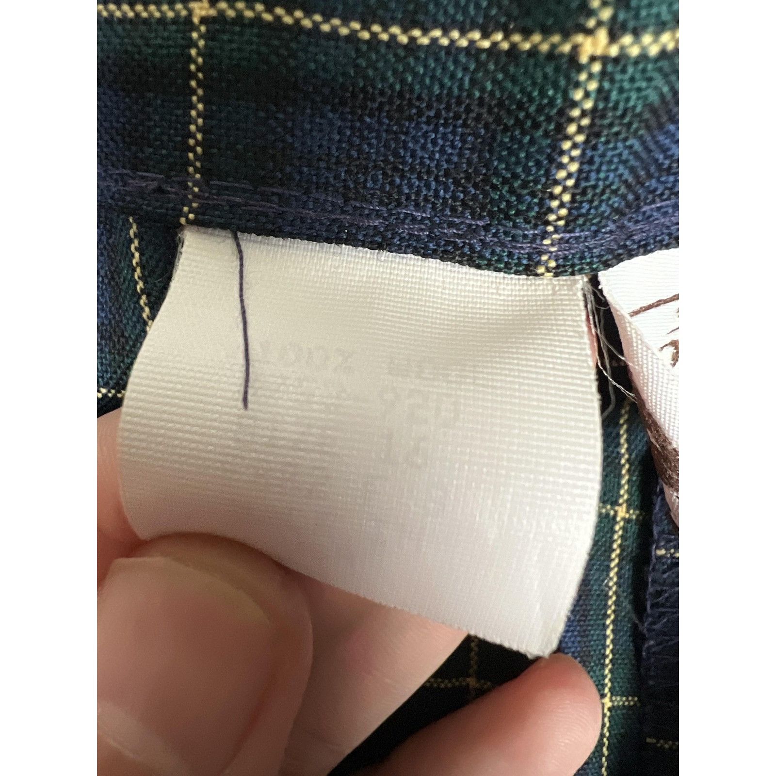 Pendleton Vintage Pendleton Pants Womens 16 Blue Plaid Wool Pleated Ta Size 32" / US 10 / IT 46 - 5 Thumbnail