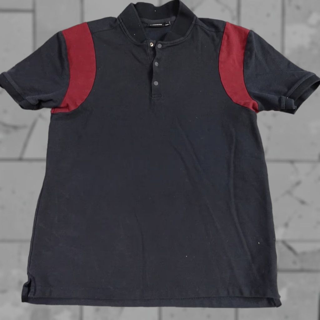 J.Lindeberg J.Lindeberg Polo Shirt Mens Small Blue Henley 100% Cotton Embroidered Button Short Sleeve Size US S / EU 44-46 / 1 - 1 Thumbnail