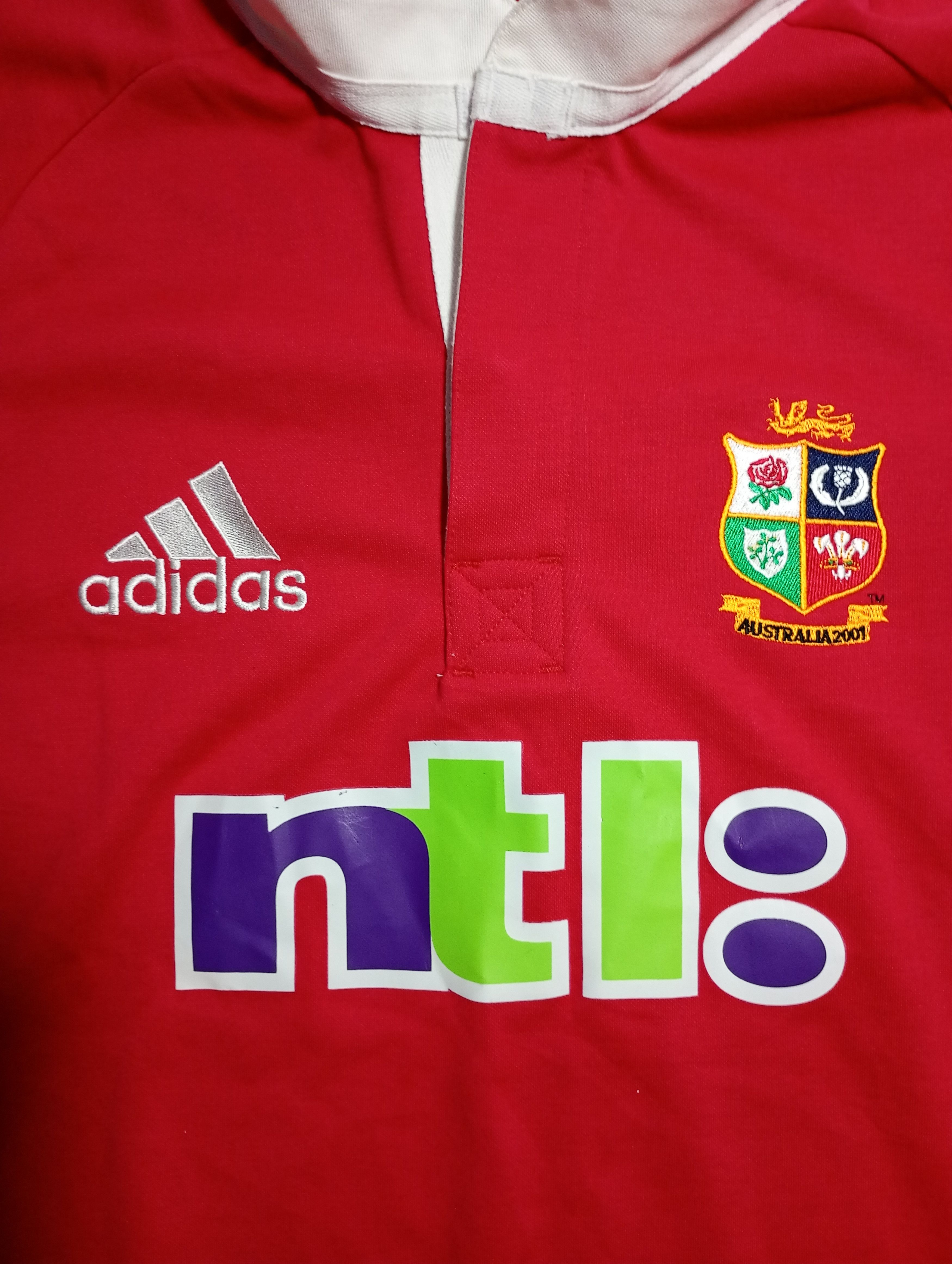Adidas Adidas British&Irish Lions Australia 2001 Rugby Shirt Size US M / EU 48-50 / 2 - 8 Thumbnail