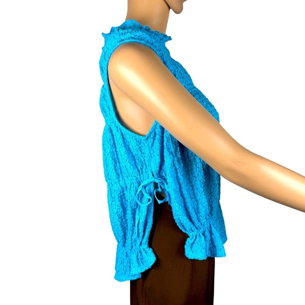 Free People Free People Blue Cinch Me Top Size S Size S / US 4 / IT 40 - 4 Thumbnail