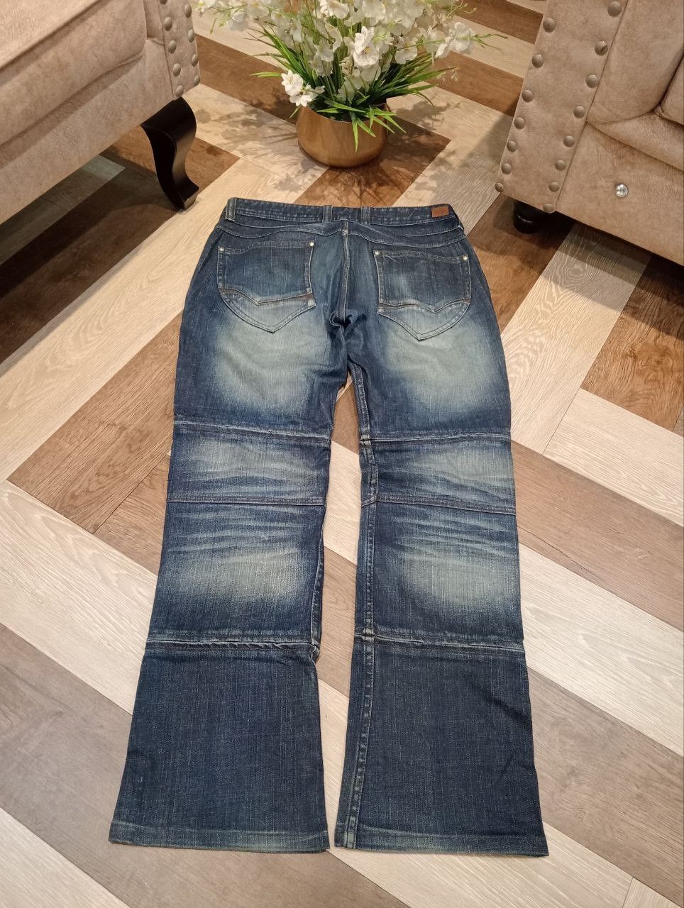 Nicole Club NICOLE CLUB FOR MEN JAPAN 3D DENIM WITH UNIQUE ZIPPER PANTS Size US 33 - 8 Thumbnail