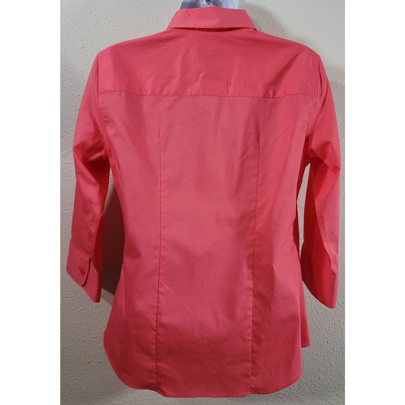 Kirkland Signature Kirkland Signature Pink Orange Button Up Top Small NWOT Size S / US 4 / IT 40 - 3 Thumbnail