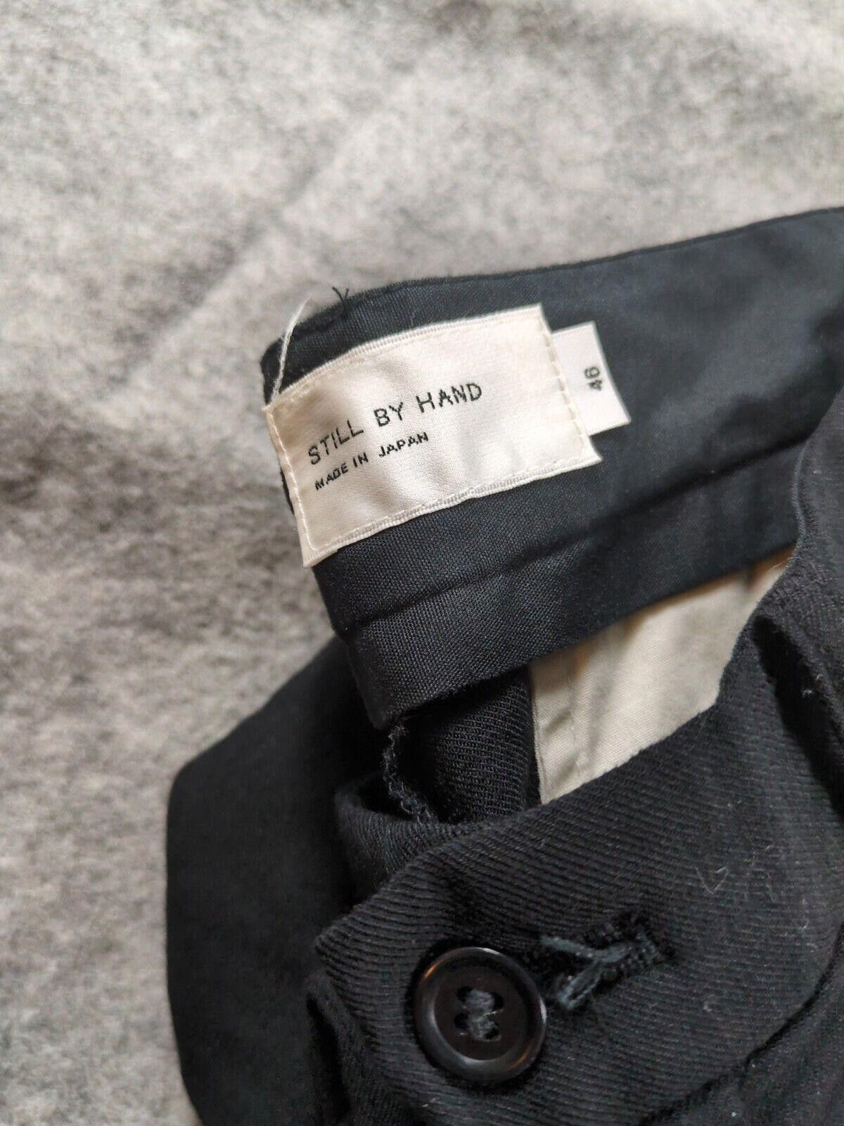 STILL BY HAND STILL BY HAND Pants Black 46 (30x26) Cropped High Rise Japan Size US 32 / EU 48 - 6 Thumbnail