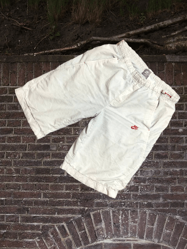 Nike Nike Mens Baggy Shorts Vintage Grey Jorts Swoosh Summer Size US 34 / EU 50 - 1 Thumbnail