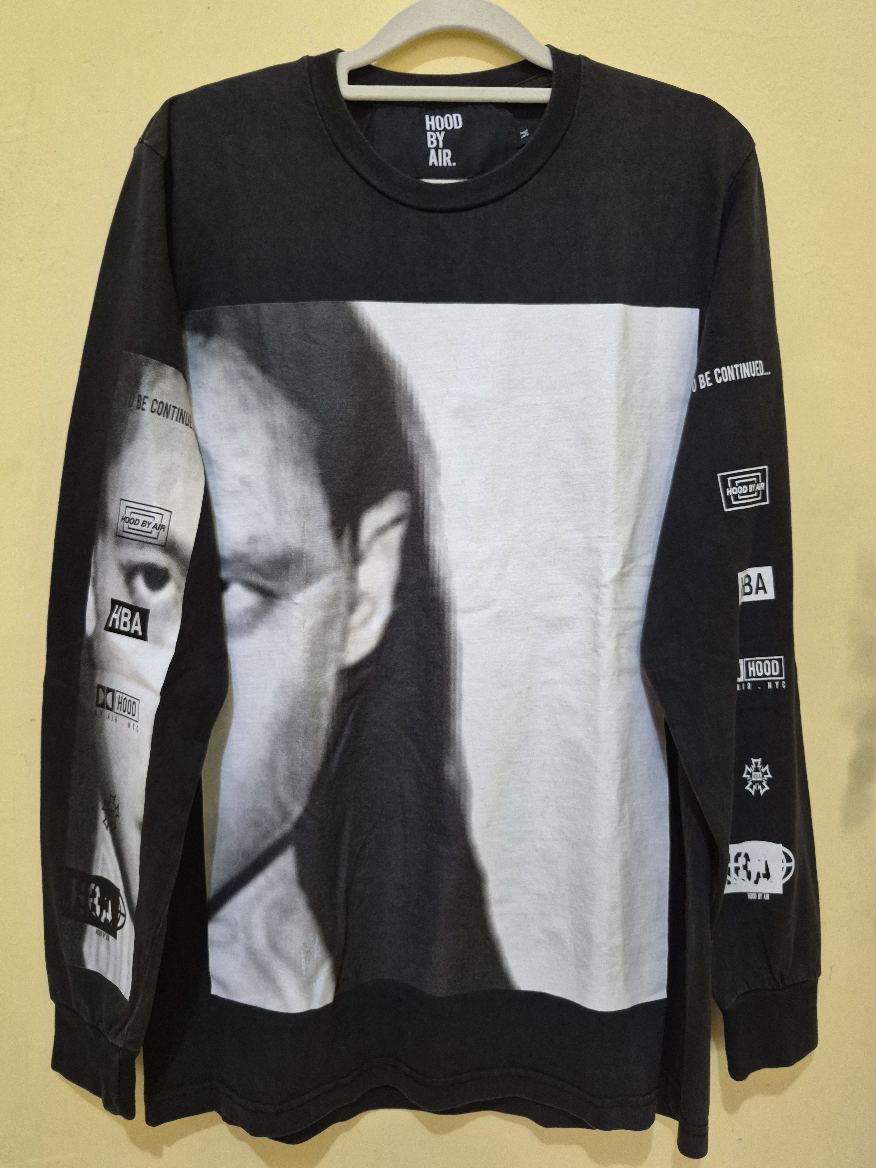 Hood By Air Hood by Air x H.R. Giger Spinal Print Longsleeve shirt