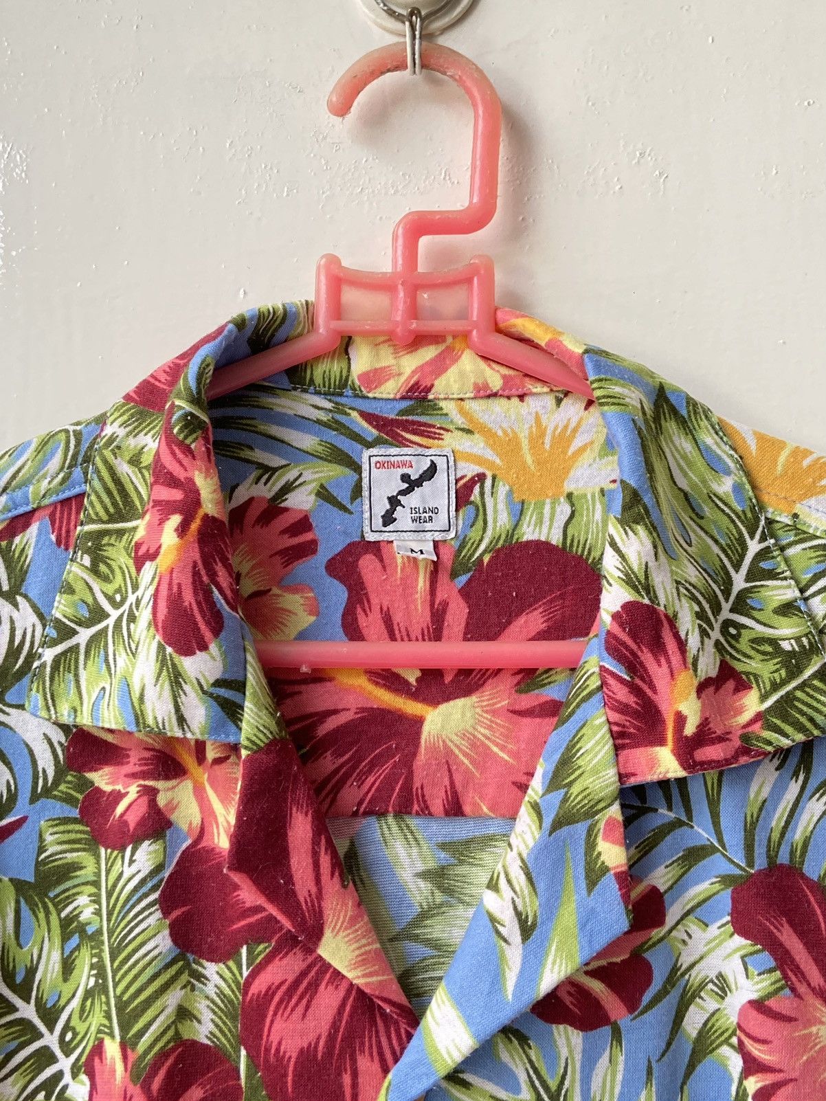 Designer × Japanese Brand OKINAWA Flower Motive Hawaii Shirt Size US M / EU 48-50 / 2 - 5 Thumbnail