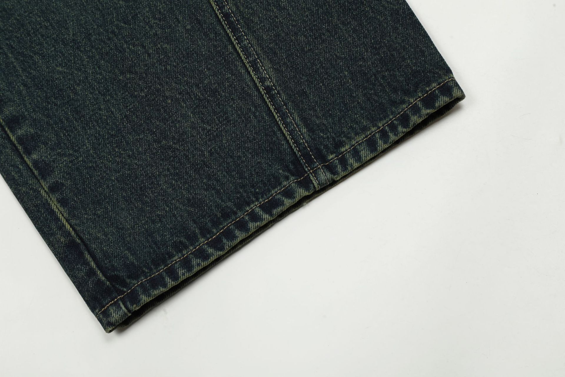 Japanese Brand × Jean Street wide-leg stitching washed distressed cargo jeans Size US 32 / EU 48 - 6 Thumbnail