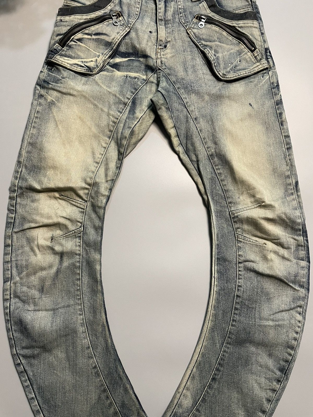 PPFM PPFM Padded Pocket Curved Leg Denim Size US 32 / EU 48 - 3 Thumbnail